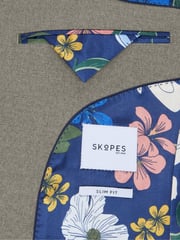 Skopes Natural Slim Fit Jodrell Tweed Effect Suit Jacket - Image 5 of 8