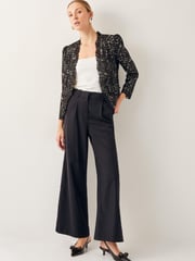Monsoon Black Ria Lace Blazer - Image 2 of 6