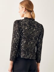 Monsoon Black Ria Lace Blazer - Image 3 of 6