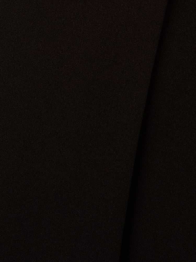 Adrianna by Adrianna Papell Knit Crepe Long Black Dress - Image 6 of 6