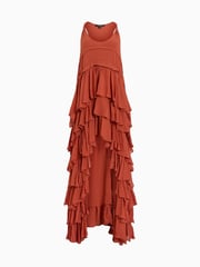 AllSaints Red Cavarly Dress - Image 3 of 3