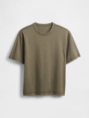 Gap Green Heavyweight Cropped T-Shirt - Image 4 of 5