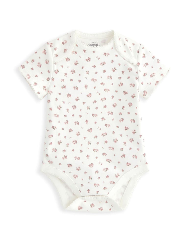Mamas & Papas Floral Print Outfit Set 5 Piece - Image 7 of 7