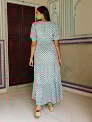 Aspiga Green Billie Short Sleeve 100% Cotton Dress - Image 2 of 6