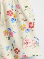 Gap Cream Floral Logo Pull On Shorts (6mths-5yrs) - Image 3 of 3
