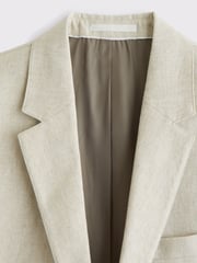 Abercrombie & Fitch Single Breasted Linen Blazer - Image 10 of 11