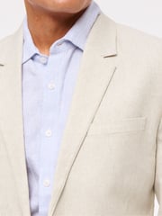 Abercrombie & Fitch Single Breasted Linen Blazer - Image 6 of 11