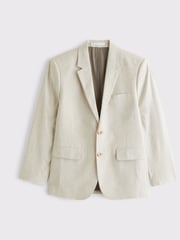 Abercrombie & Fitch Single Breasted Linen Blazer - Image 8 of 11