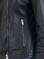 Lakeland Leather Blue Tarraby Biker Jacket - Image 7 of 9