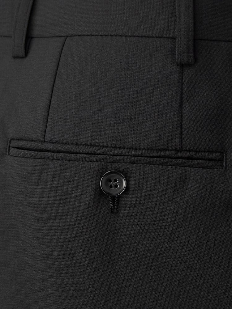 Skopes Black Tailored Fit Wool Rich Darwin Suit Trousers - Image 3 of 3