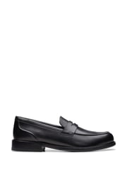 Clarks Black Leather Craft Arlo Lo Shoes - Image 1 of 7