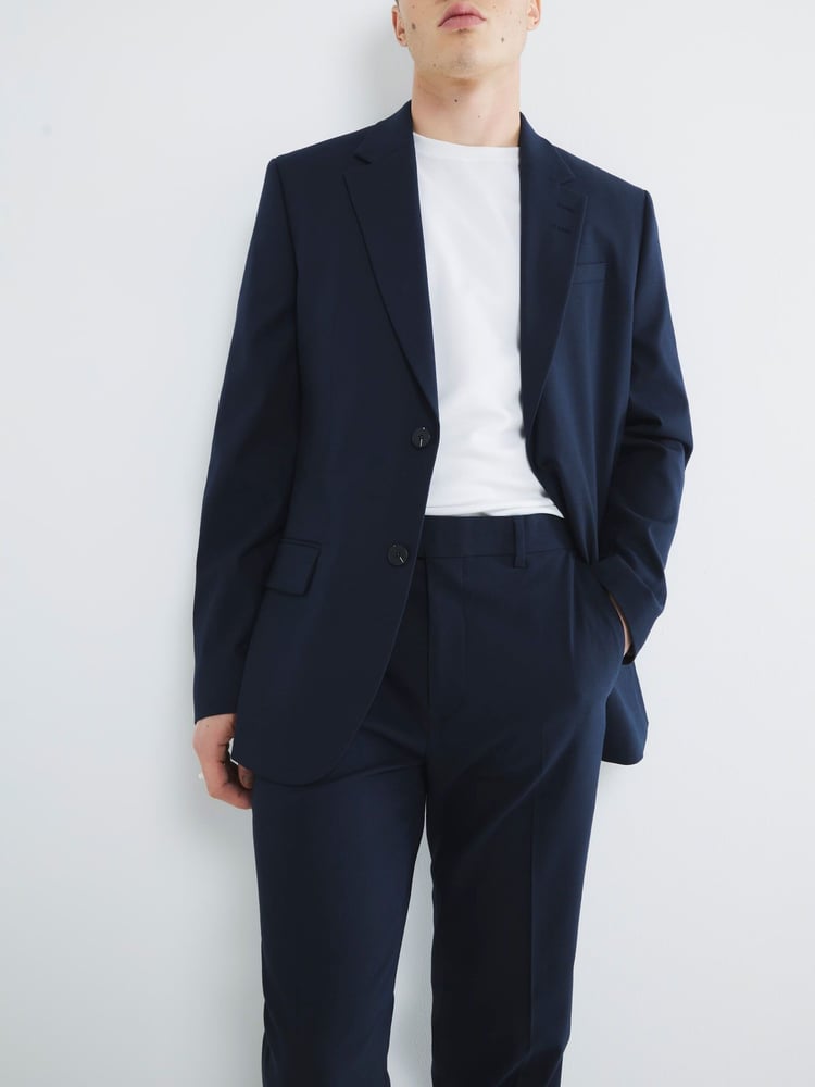 River Island Blue Tailored Trousers - Image 1 of 4 River Island Blue Tailored Trousers - Image 1 of 4