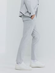 River Island Grey Skinny Textured Trousers - Image 2 of 4
