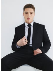 River Island Black Tailored Suit Jacket - Image 3 of 4