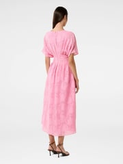 Forever New Pink Eve Jacquard Seam Midi Dress - Image 2 of 5