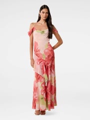 Forever New Pink Mahlia Strappy Midi Dress - Image 1 of 4
