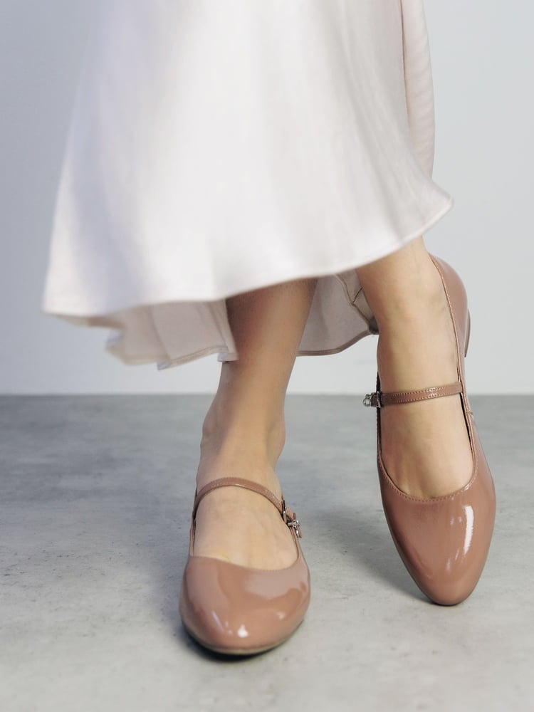 Moda in Pelle FLORENTIN BLOCK HEEL MARYJANE LEATHER SHOE - Image 1 of 5 Moda in Pelle FLORENTIN BLOCK HEEL MARYJANE LEATHER SHOE - Image 1 of 5