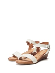 Moda in Pelle Mayapple Heel Clip Wedges Strappy Leather Sandals - Image 2 of 4