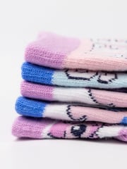 Vanilla Underground Multi Disney Girls Calf Socks Set of 5 - Image 5 of 5