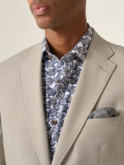 Skopes Natural Tailored Fit Jamie Semi Plain Blazer Jacket - Image 5 of 8