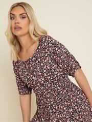 Yours Curve Black Boho Midaxi Dress - Image 4 of 5