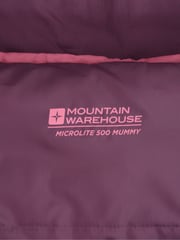 Mountain Warehouse Purple Microlite 500 Mid Season Sleeping Bag - Image 5 of 6