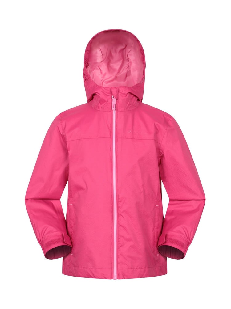 Mountain Warehouse Pink Kids Torrent Waterproof Jacket - Image 1 of 5