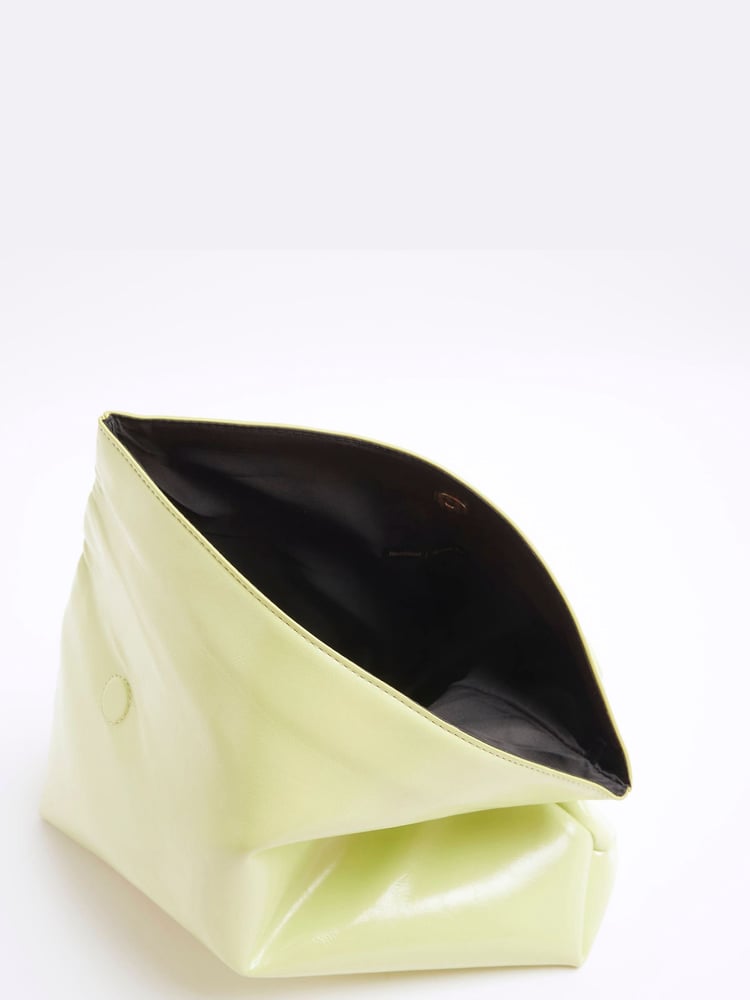 River Island Green Roll Top Clutch Bag - Image 6 of 6 River Island Green Roll Top Clutch Bag - Image 6 of 6