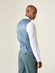 Skopes Green Tailored Fit Beckett Suit Waistcoat - Image 2 of 4