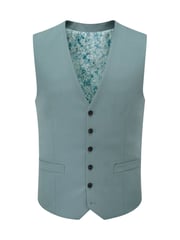 Skopes Green Tailored Fit Beckett Suit Waistcoat - Image 3 of 4