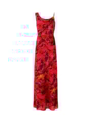 Joe Browns Red Petite Bold Statement Floral Asymmetric Bodycon Maxi Dress - Image 7 of 7