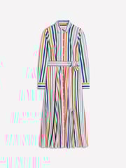 Boden Pink Amy 100% Cotton Midi Shirt Dress - Image 6 of 6