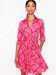 Boden Red Amy 100% Cotton Short Shirt Dress - Image 1 of 4
