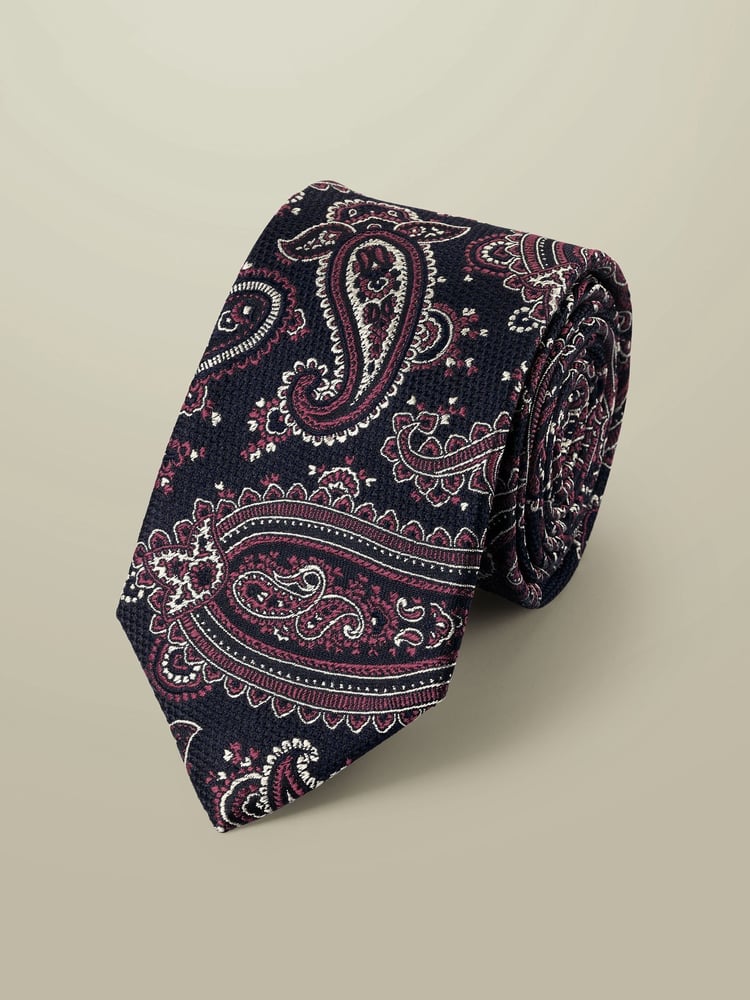 Charles Tyrwhitt Blue Paisley Tie - Image 1 of 2