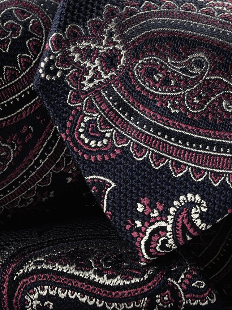 Charles Tyrwhitt Blue Paisley Tie - Image 2 of 2