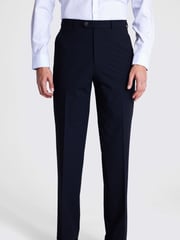 MOSS Blue Relaxed Fit Trousers - Image 1 of 3