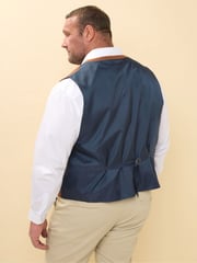 BadRhino Big & Tall Brown Tweed Waistcoat - Image 3 of 5