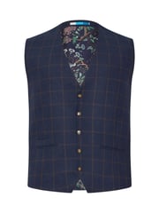 BadRhino Big & Tall Blue Tweed Waistcoat - Image 6 of 6
