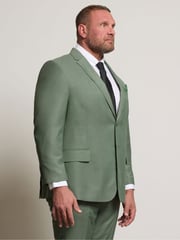 BadRhino Big & Tall Green Textured Suit Jacket - Image 5 of 7
