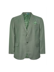 BadRhino Big & Tall Green Textured Suit Jacket - Image 6 of 7