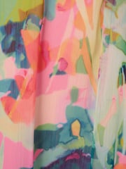 Adrianna Papell Pink Halter Sheath Short Dress - Image 6 of 6