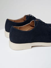 Threadbare Navy Faux Suede Desert Shoes - Image 4 of 4