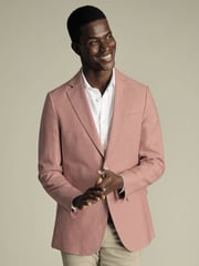 Charles Tyrwhitt Pink Slim Fit Jacket - Image 1 of 5