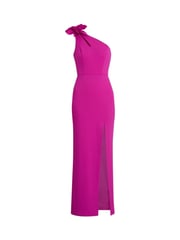 Gina Bacconi Pink Portia One Shoulder Flower Maxi Dress - Image 5 of 5
