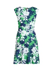 Green Gracey Floral Print Cap-Sleeve Dress - Image 5 of 5
