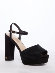 Dune London Black Mayci Ultra Platform Sandals - Image 3 of 5