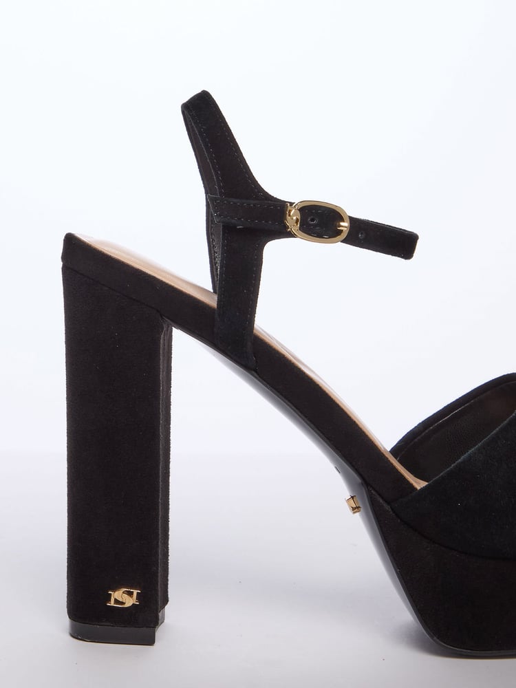 Dune London Black Mayci Ultra Platform Sandals - Image 5 of 5