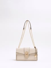River Island Brown Panelled Shoulder Bag - Image 1 of 6