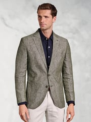 Brook Taverner Green 100% Linen Jacket - Image 4 of 5