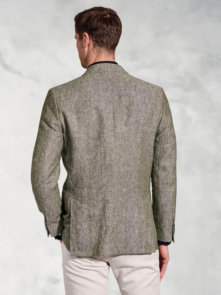 Brook Taverner Green 100% Linen Jacket - Image 5 of 5